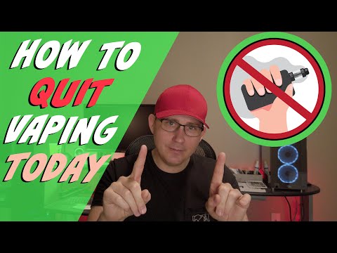 How to Quit Vaping TODAY! | How to Quit Vaping Cold Turkey, Without Withdrawal, and for GOOD!